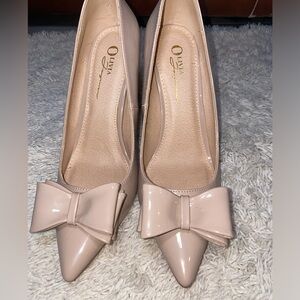 Nude high heels